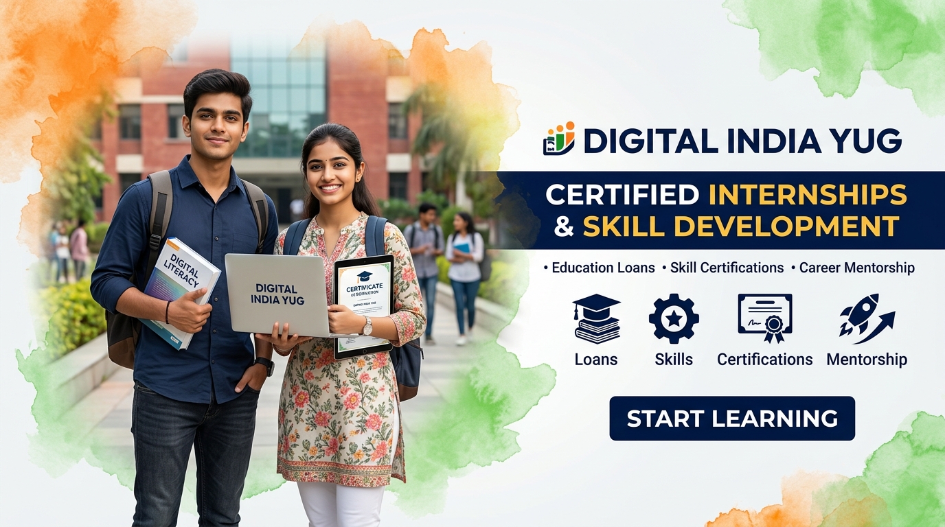 Digital India Yug — Certified Internships, Skill Development & Education Loan Support for Students